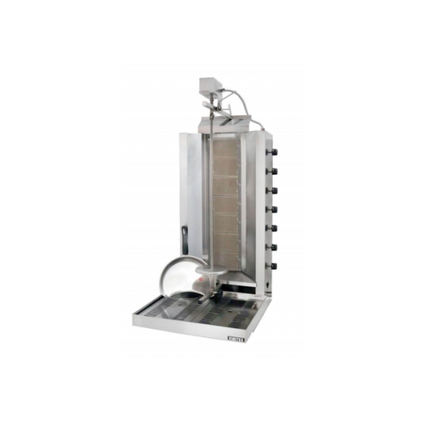 Γυριέρα αερίου με 7 καυστήρες Μοτέρ Πάνω 50χ70χ118 εκ VMX-907B